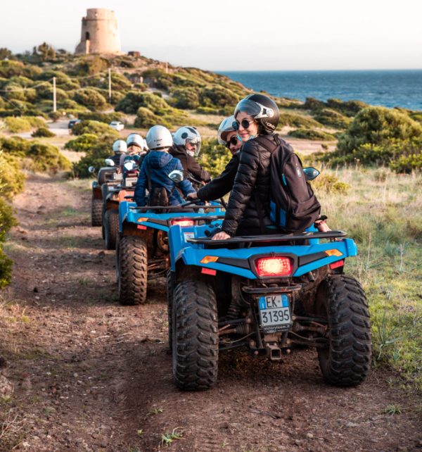 offroad quad tour horse riding calasetta south sardinia